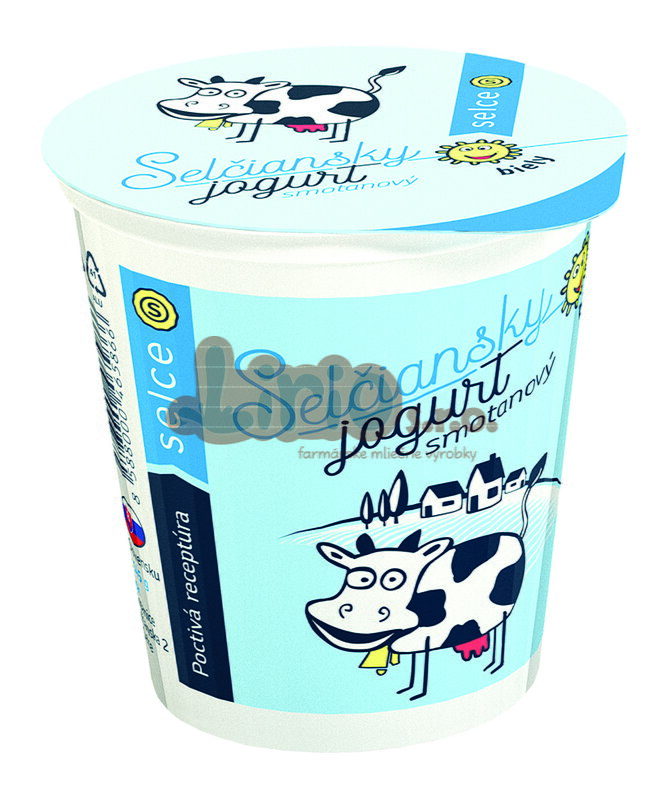 Selčiansky smotanový jogurt 145g - BIELY