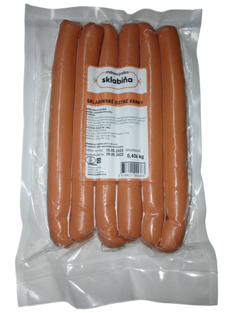 Sklabinské ostré párky cca 400g