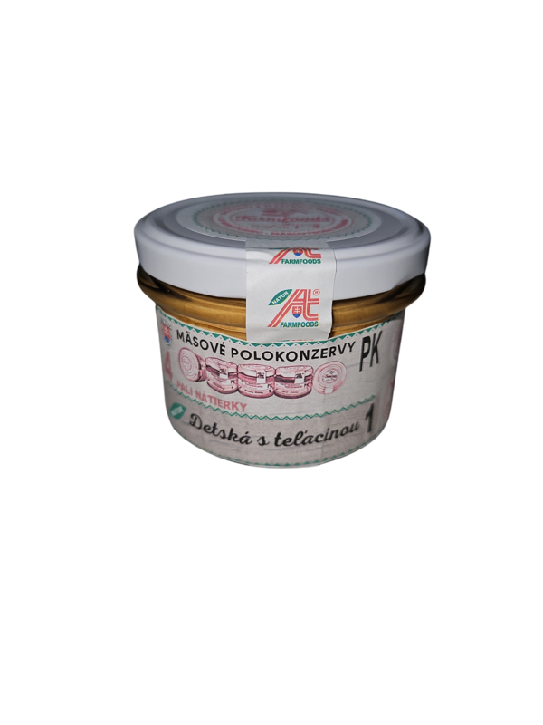 Detská nátierka s teľacinou 180g
