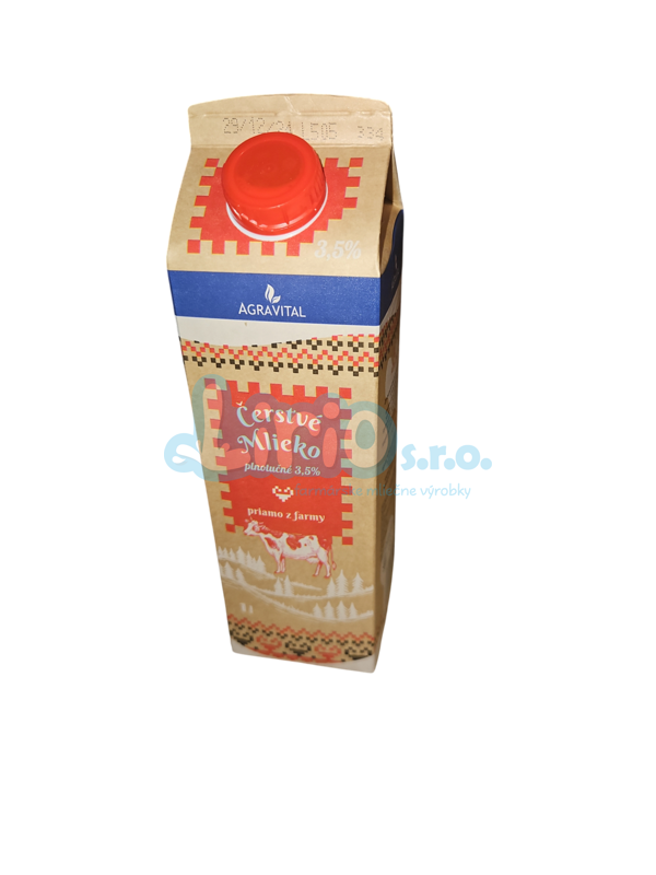 Čerstvé mlieko 1l 3,5 %