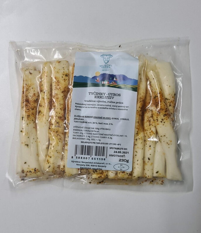 Tyčinky exkluziv 230g gyros